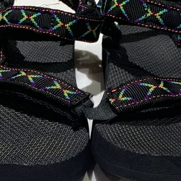 Teva Hurricane Black Diamond Pattern Sandals Water  Size 9.5 Mens 7 - Picture 10 of 11